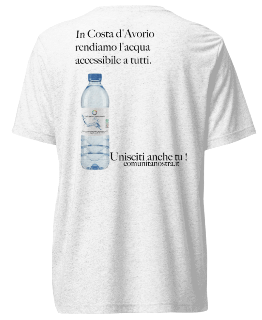 T shirt progetto acqua